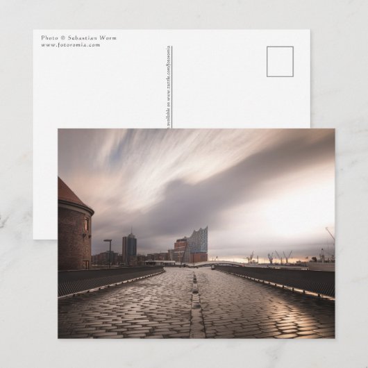 ハンブルク・ドイツ ポストカード (正面/裏面)