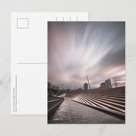 ハンブルク・ドイツ ポストカード (正面/裏面)