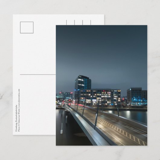 ハンブルク・ドイツ ポストカード (正面/裏面)