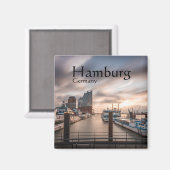 ハンブルク・ドイツ マグネット (正面/裏面)