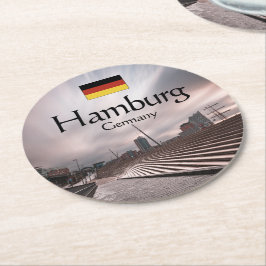 ハンブルク・ドイツ ラウンドペーパーコースター