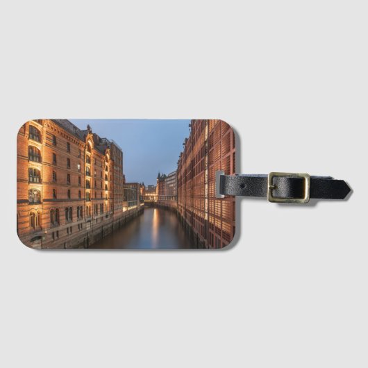 ハンブルク・ドイツ ラゲッジタグ (正面横)