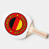 ハンブルク・ドイツ 卓球ラケット (横)