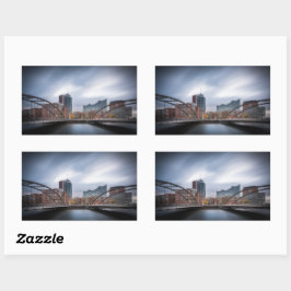 ハンブルク・ドイツ 長方形シール