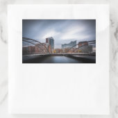 ハンブルク・ドイツ 長方形シール (バッグ)