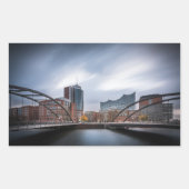 ハンブルク・ドイツ 長方形シール (正面)