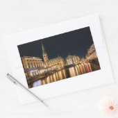 ハンブルク・ドイツ 長方形シール (封筒)