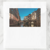 ハンブルク・ドイツ 長方形シール (バッグ)