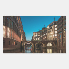 ハンブルク・ドイツ 長方形シール