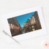 ハンブルク・ドイツ 長方形シール (封筒)