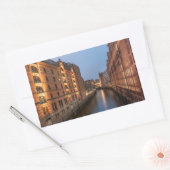 ハンブルク・ドイツ 長方形シール (封筒)