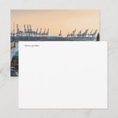 ハンブルク・ハフーン ポストカード (正面/裏面)