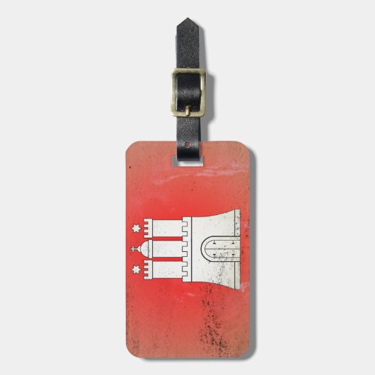 ハンブルク ラゲッジタグ (正面縦)