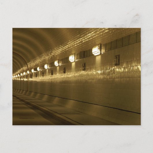 ハンブルクalter elbtunnel ポストカード (正面)