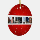 ハンブルクGermany旅行写真クリスマス セラミックオーナメント (右)