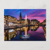 ハンブルグのクリスマス市場 ポストカード (正面)