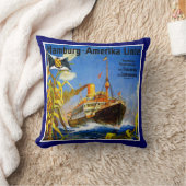 ハンブルグアメリカから南米 クッション (ブランケット)