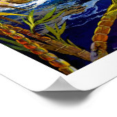 ハンブルグアメリカから南米 ポスター (角)