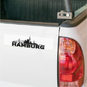 ハンブルグシティスカイラインオートオーフクレバー/オーフクレバー バンパーステッカー (トラック上)
