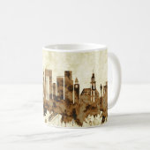 ハンブルグドイツの都市景観 コーヒーマグカップ (正面右)