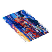 ハンブルグドイツシティビューウォーターカラー マグネット (右側)