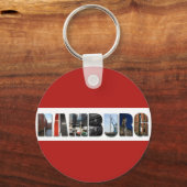 ハンブルグドイツシティ旅行写真 キーホルダー (裏面)