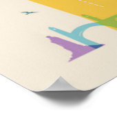 ハンブルグドイツスカイライン ポスター (角)