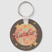 ハンブルグドイツランドレトロヴィンテージパーティー キーホルダー (正面)
