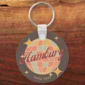 ハンブルグドイツランドレトロヴィンテージパーティー キーホルダー (正面)