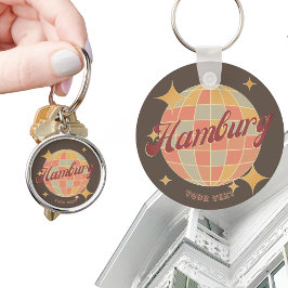 ハンブルグドイツランドレトロヴィンテージパーティー キーホルダー
