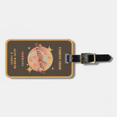 ハンブルグドイツレトロヴィンテージトラベル ラゲッジタグ (正面横)