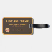 ハンブルグドイツレトロヴィンテージトラベル ラゲッジタグ (裏面横)