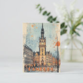 ハンブルグドイツ旅行 ポストカード (スタンド正面)