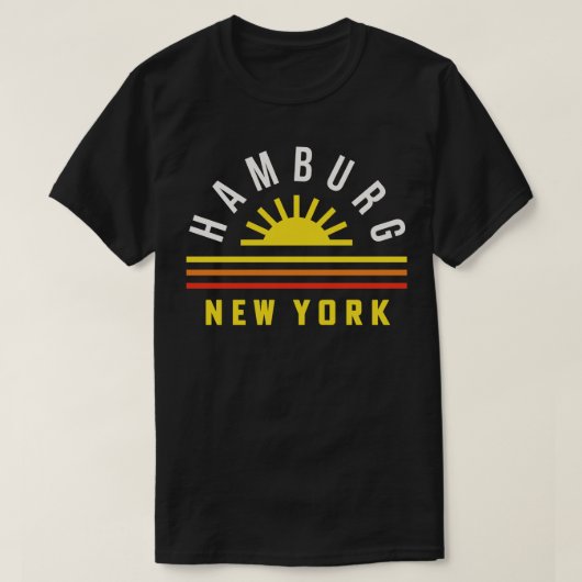 ハンブルグニューヨークバッファローNYレイクエリーWNY 2 Tシャツ (デザイン正面)