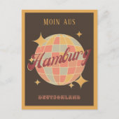ハンブルグムーインドイツランドレトロヴィンテージポストカード ポストカード (正面)