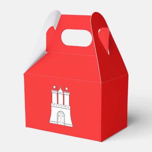 ハンブルグ市旗 フェイバーボックス (正面サイド)