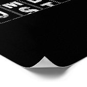 ハンブルハッスル引用文クールビジネスデザイン走行距離計 ポスター (角)