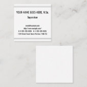 ハンブルプロフェッショナル名刺 スクエア名刺 (正面/裏面)