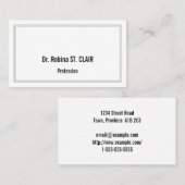 ハンブルプロフェッショナル名刺 名刺 (正面/裏面)