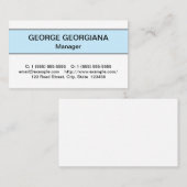 ハンブルプロフェッショナル名刺 名刺 (正面/裏面)