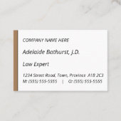 ハンブルミニマル&弁護士名刺 名刺 (正面)