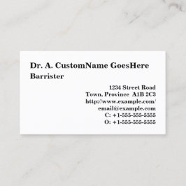 ハンブルリーガルプロフェッショナル名刺 名刺