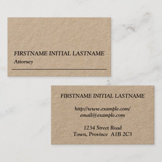 ハンブルロープロフェッショナル名刺 名刺 (正面/裏面)