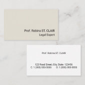 ハンブルロープロフェッショナル名刺 名刺 (正面/裏面)