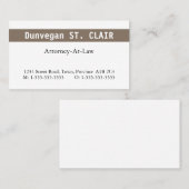 ハンブルロープロフェッショナル名刺 名刺 (正面/裏面)