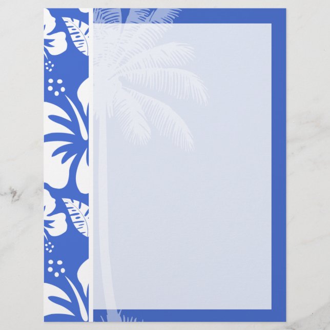 ハンブルーハワイアントロピカルハイビスカス； Palm (正面)