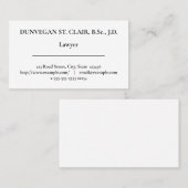 ハンブル弁護士の名刺 名刺 (正面/裏面)