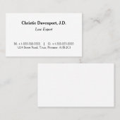 ハンブル弁護士名刺 名刺 (正面/裏面)