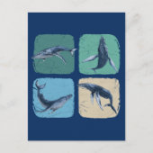 ハンプおもしろいバック捕鯨観察 ポストカード (正面)