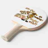 ハンプクールデイラクメルとシェード 卓球ラケット (正面アングル)